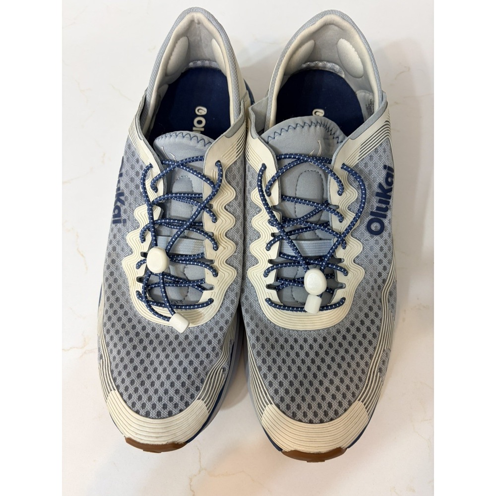 OluKai 'Ahi Performance Marine Shoes Quick-Dry Fishing Ash/Sterling Men's 9.5 - Picture 8 of 9